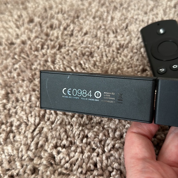 COPY - Amazon Fire TV stick set GUC & Clean remote, cord TV unit model LY73PR - Picture 2 of 3